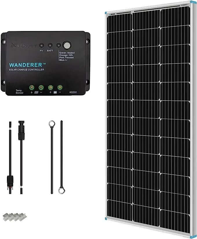 Reviewed Renogy 100 Watt 12 Volt Solar Panel Starter Kit Climatetechreview 5107