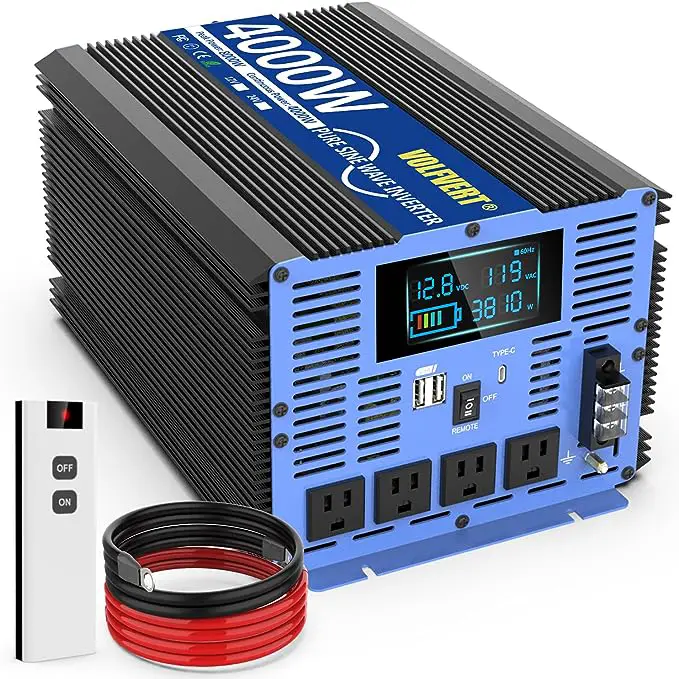 Reviewed: VOLFVERT 4000W Pure Sine Wave Power Inverter (Features ...