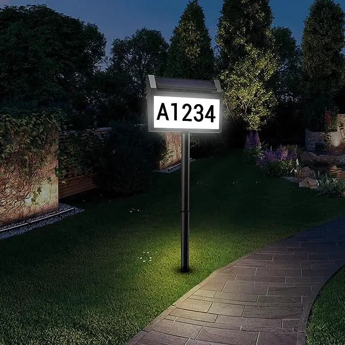 5 Best Solar Address Signs To Brighten Your Curb Appeal & Guide Guests 