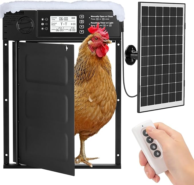 Automatic Solar Chicken Coop Door Review: Smart Farming Just Got an ...